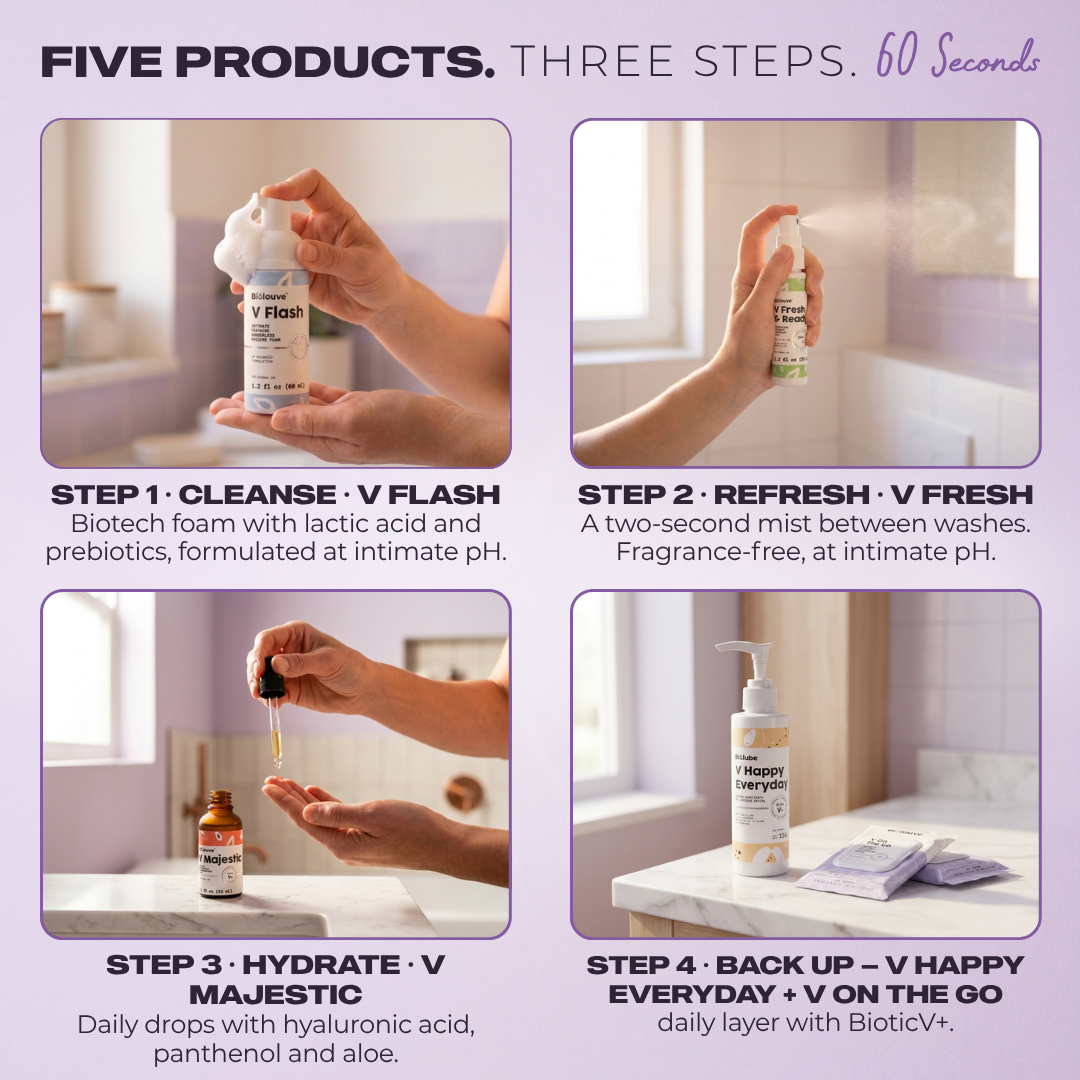 Queen's Routine — Complete Intimate Cleaning, pH Reset & Hydration Kit