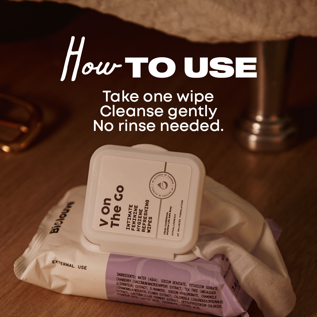 V On The Go - Intimate Hygiene Refreshing Wipes
