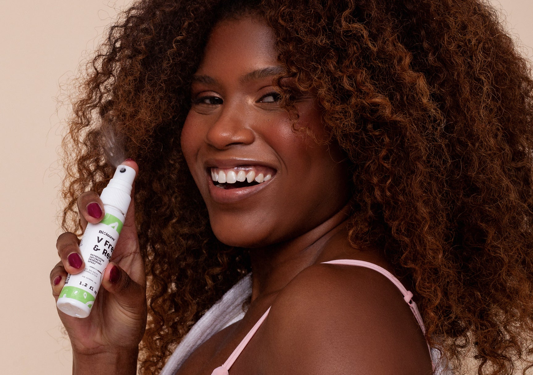 Biolouve intimate care product showcase