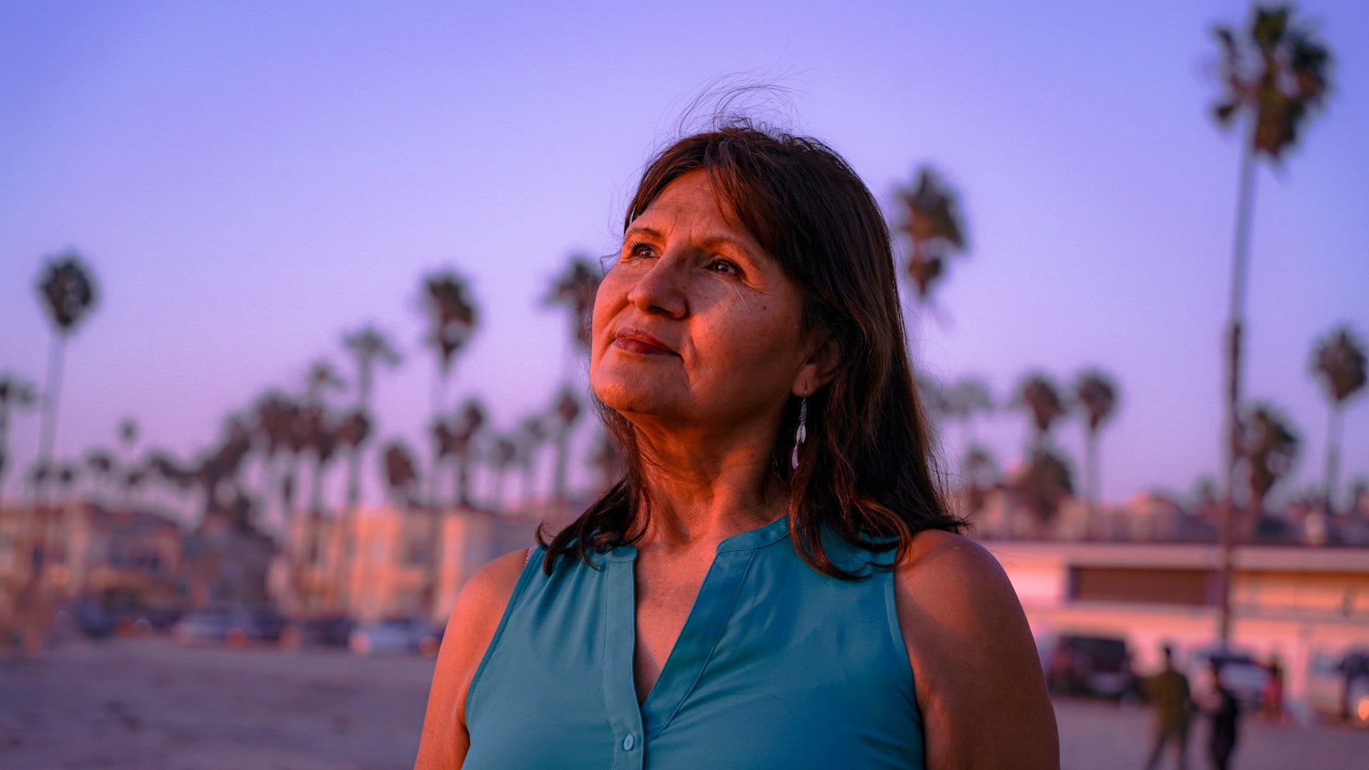 Confident woman embracing graceful aging through menopause